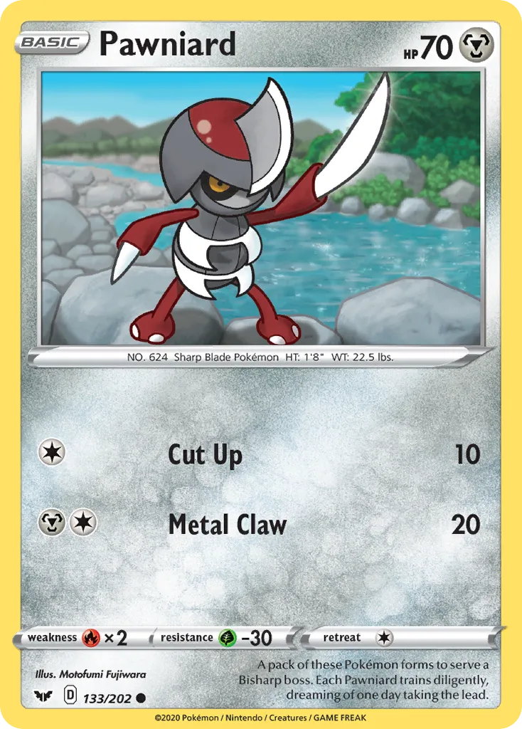 Pawniard #133, Sword & Shield Reverse Foil