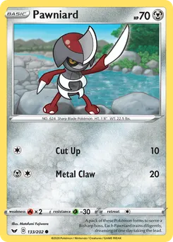 Pawniard #133, Reverse Foil