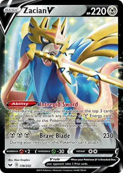 Zacian V #138, Standard