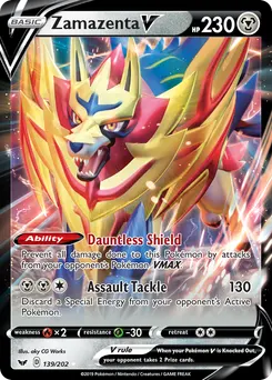 Zamazenta V #139, Galar Collection-Jumbo
