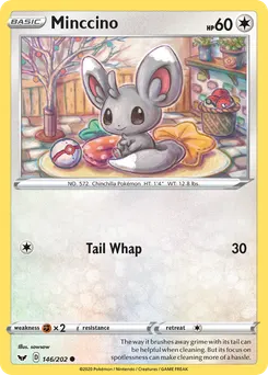 Minccino #146, Sword & Shield