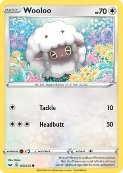Wooloo #153, Reverse Foil