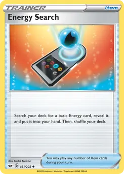 Energy Search #161, Sword & Shield