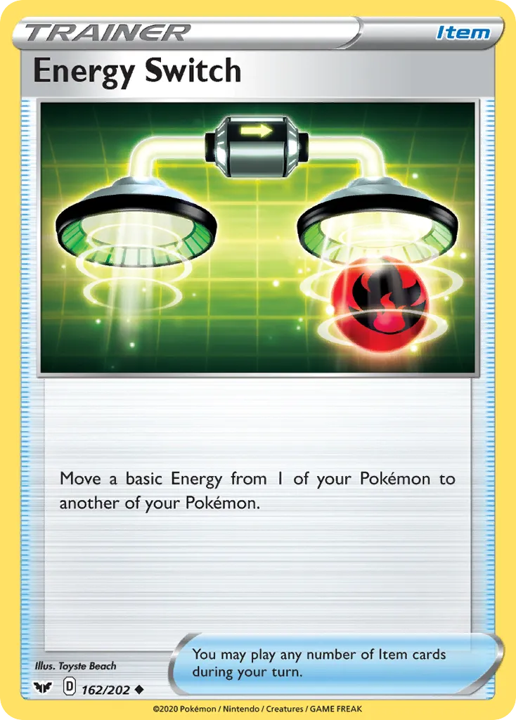 Energy Switch #162, Sword & Shield Reverse Foil