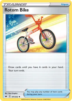 Rotom Bike #181, Sword & Shield