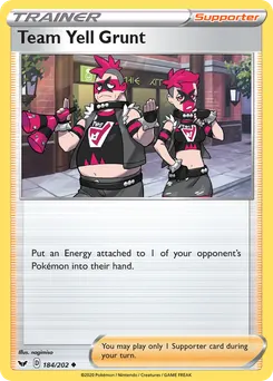 Team Yell Grunt #184, Sword & Shield