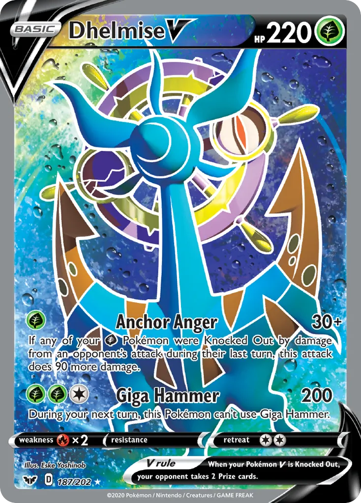 Dhelmise V #187, Sword & Shield