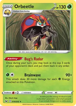 Orbeetle #19, Reverse Foil