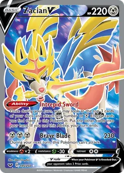 Zacian V #195, Standard