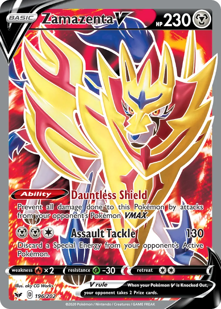 Zamazenta V #196, Sword & Shield
