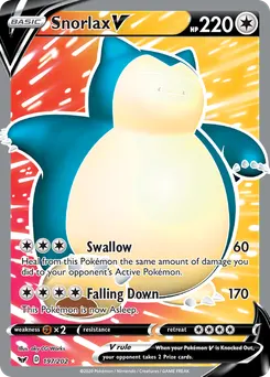 Snorlax V #197, Standard