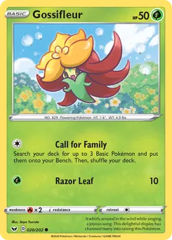 Gossifleur #20, Reverse Foil