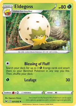 Eldegoss #21, Reverse Foil