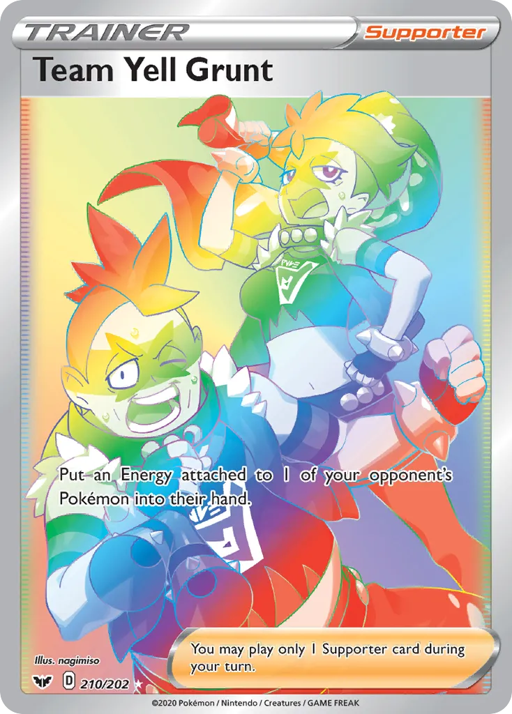 Team Yell Grunt #210, Sword & Shield Secret