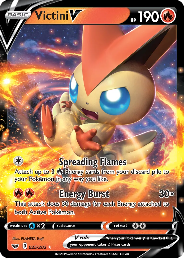 Victini V #25, Sword & Shield
