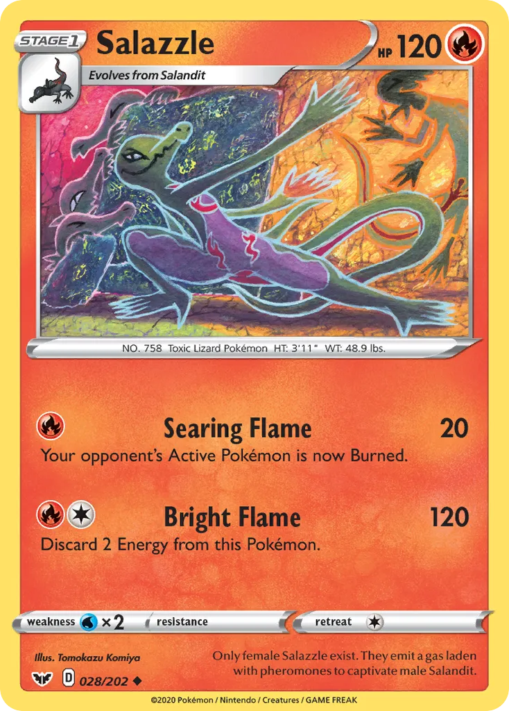 Salazzle #28, Sword & Shield