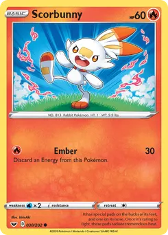 Scorbunny #30, Cosmos Spring 2020 Collector Chest