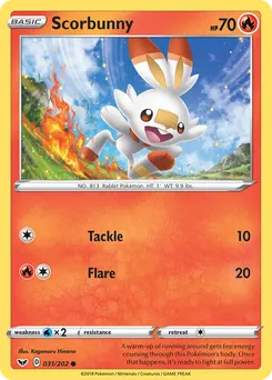 Scorbunny #31, Galar Collection