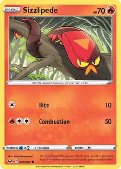 Sizzlipede #37, Reverse Foil