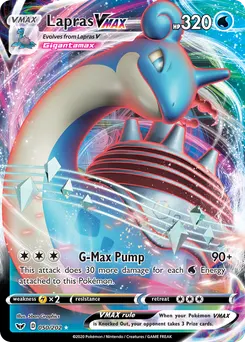 Lapras VMAX #50, Standard