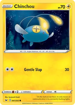Chinchou #67, Sword & Shield