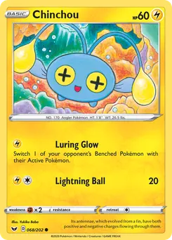 Chinchou #68, Reverse Foil