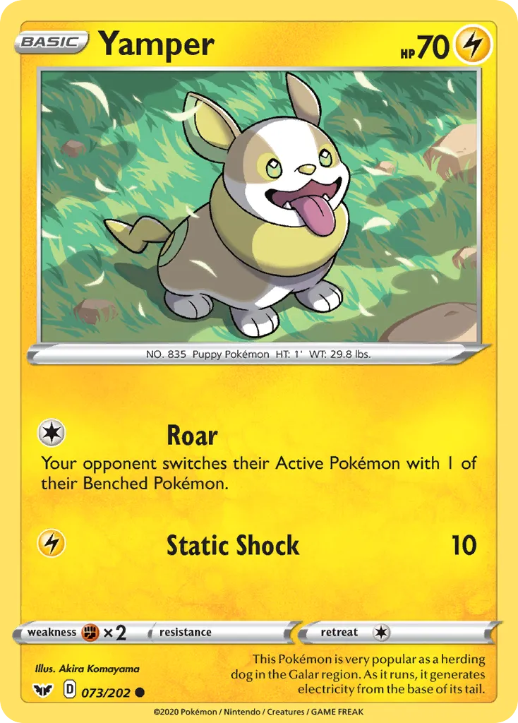 Yamper #73, Sword & Shield