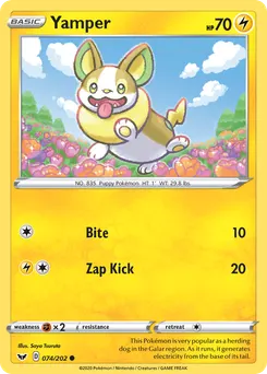 Yamper #74, Sword & Shield