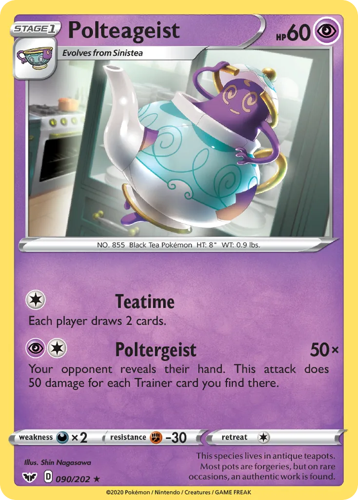 Polteageist #90, Sword & Shield