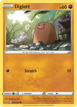 Diglett #92, Standard