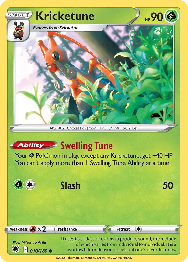 Kricketune #10, Astral Radiance Reverse Foil