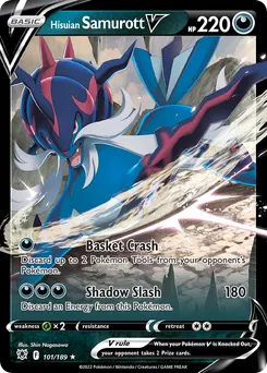 Hisuian Samurott V #101, Standard