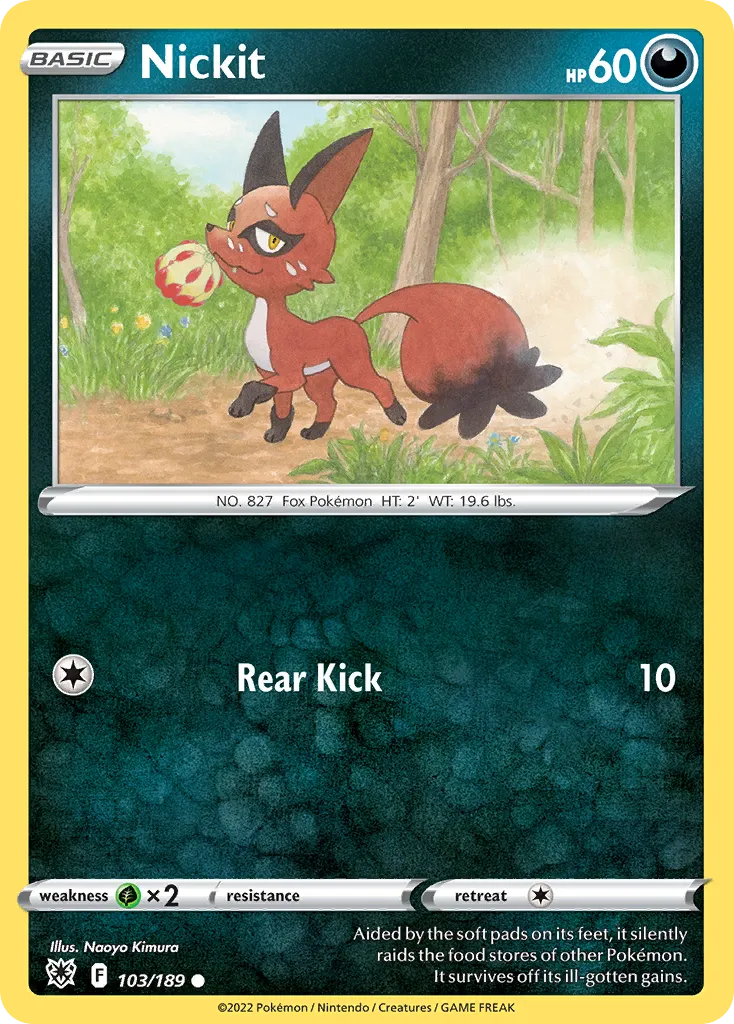 Nickit #103, Astral Radiance Reverse Foil