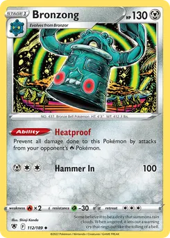Bronzong #112, Reverse Foil