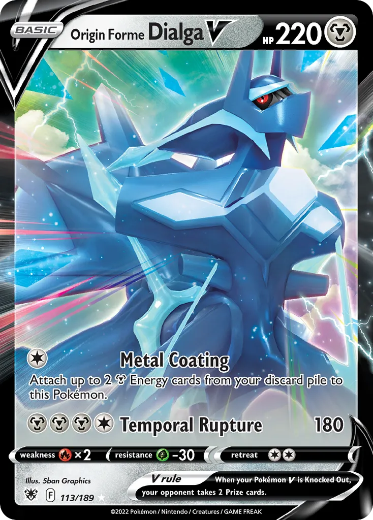 Origin Forme Dialga V #113, Astral Radiance