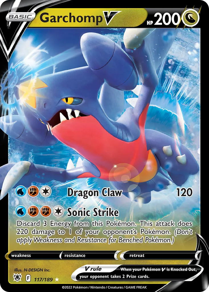 Garchomp V #117, Astral Radiance