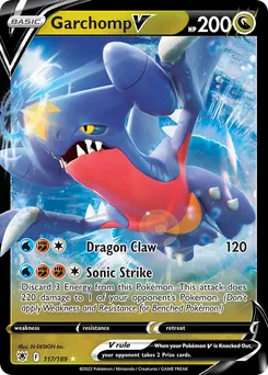 Garchomp V #117, Standard