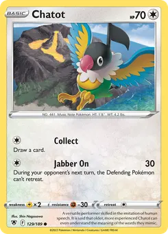 Chatot #129, Standard
