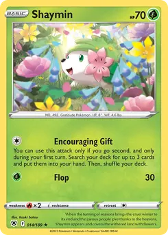 Shaymin #14, Reverse Foil