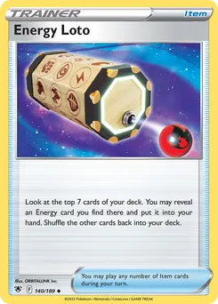 Energy Loto #140, Standard