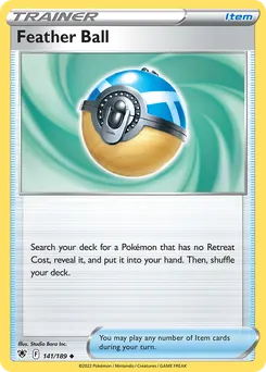 Feather Ball #141, Reverse Foil