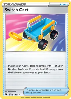 Switch Cart #154, Reverse Foil