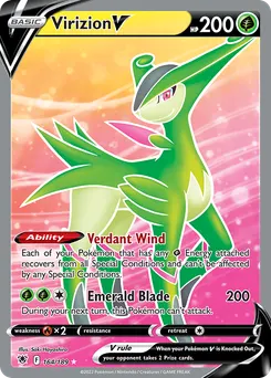 Virizion V #164, Standard