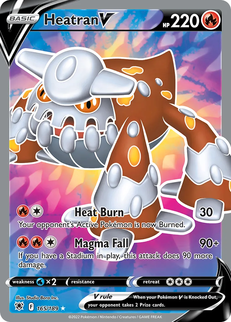 Heatran V #165, Astral Radiance