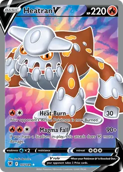 Heatran V #165, Standard