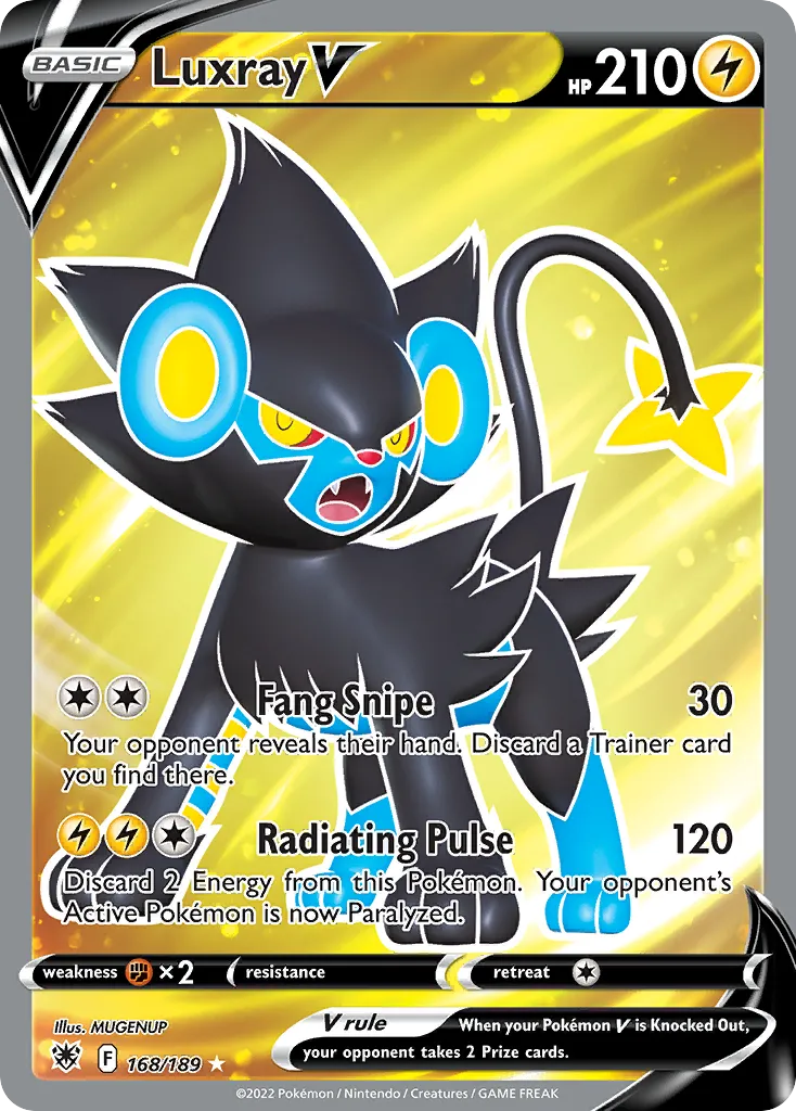 Luxray V #168, Astral Radiance