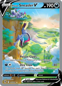 Hisuian Sneasler V #175, Standard