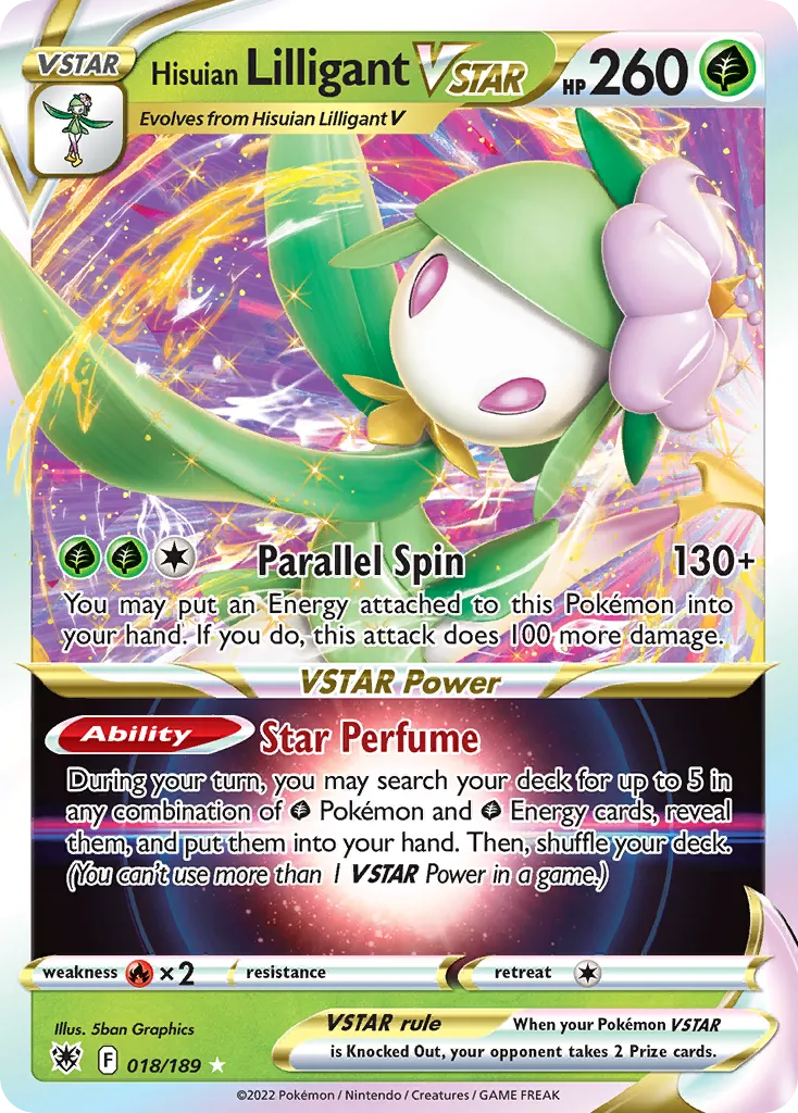 Hisuian Lilligant VSTAR #18, Astral Radiance