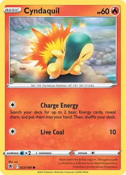 Cyndaquil #23, Reverse Foil