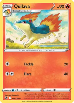 Quilava #24, Reverse Foil